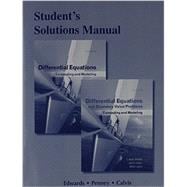 Student Solutions Manual for Differential Equations Computing and Modeling and Differential Equations and Boundary Value Problems: Computing and Modeling 9780321797001