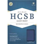 HCSB Giant Print Reference Bible, Cobalt Blue LeatherTouch, Indexed 9781433617003