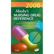 Mosby's 2008 Nursing Drug Reference 9780323047005