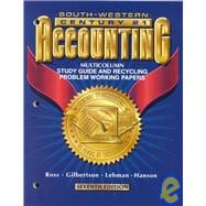 Century 21 Accounting: Multicolumn Study Guide and Recycling Problem Working Papers