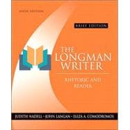 *FT Longman Writer, The: Rhetoric and Reader, Brief Edition (with Study Card for Grammar and Documentation) 9780205557042
