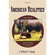 American Realities, Volume II 9780321157072