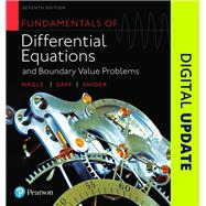 Fundamentals of Differential Equations and Boundary Value Problems 9780321977106