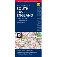 AA Road Map Britain South East England 9780749577124