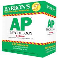 Barron's AP Psychology Flash Cards, 3rd Edition 9781438077130