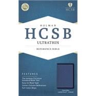 HCSB Ultrathin Reference Bible, Cobalt Blue LeatherTouch, Indexed 9781433617133
