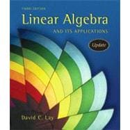 Linear Algebra and Its Applications with CD-ROM, Update 9780321287137