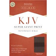KJV Super Giant Print Reference Bible, Brown/Chocolate LeatherTouch 9781433607141