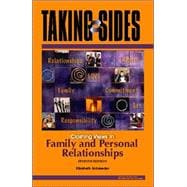 Taking Sides : Clashing Views in Family and Personal Relationships 9780073397146
