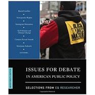 Issues for Debate in American Public Policy 9781506347158