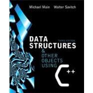 Data Structures and Other Objects Using C++ 9780321197160