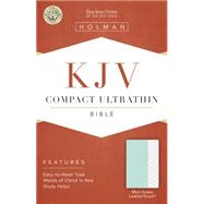 KJV Compact Ultrathin Bible, Mint Green LeatherTouch 9781433617171