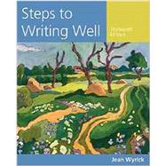 Steps to Writing Well (with 2016 MLA Update Card) 9781337287180