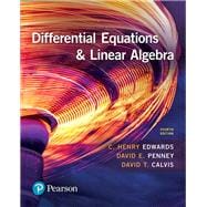 Differential Equations and Linear Algebra 9780134497181