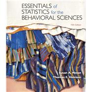 Essentials of Statistics for the Behavioral Sciences 9781319247195