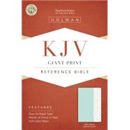 KJV Giant Print Reference Bible, Mint Green LeatherTouch 9781433617195