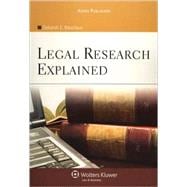 Legal Research Explained 9780735567221