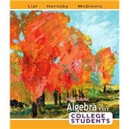 Algebra for College Students Value Pack (includes Tutor Center Access Code & Student's Solutions Manual for Algebra for College Students) 9780321547231