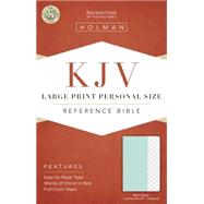 KJV Large Print Personal Size Reference Bible, Mint Green LeatherTouch, Indexed 9781433617249