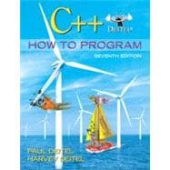 C++ How to Program 9780136117261