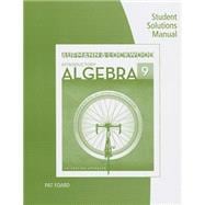 Student Solutions Manual for Aufmann/Lockwood's Introductory Algebra: An Applied Approach, 9th 9781285417271