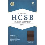 HCSB Compact Ultrathin Bible, Brown/Chocolate LeatherTouch 9781433607295