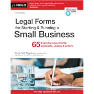 Legal Forms for Starting & Running a Small Business 9781413327311