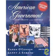 American Government With Longman Participate.Com: Continuity and Change 9780321087317