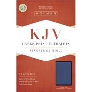 KJV Large Print Ultrathin Reference Bible, Cobalt Blue LeatherTouch, Indexed 9781433617317