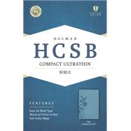 HCSB Compact Ultrathin Bible, Teal LeatherTouch 9781433607325