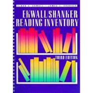 Ekwall - Shanker Reading Inventory.