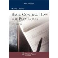 Basic Contract Law for Paralegals 9780735567351