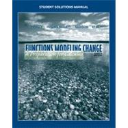 Student Solutions Manual to accompany Functions Modeling Change, 4th Edition 9780470547359