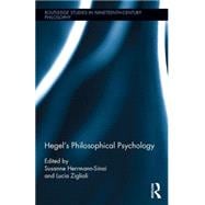 HegelÆs Philosophical Psychology 9781138927360