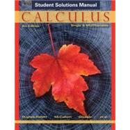 Student Solutions Manual for Calculus: Single & Multivariable 9781118217368