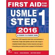 First Aid for the USMLE Step 1 2016 9781259587375