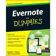 Evernote For Dummies 9781118107386