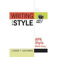 Writing with Style: APA Style Made Easy, 5th Edition 9781133337393