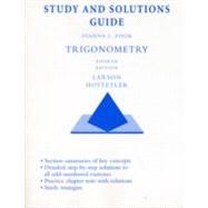 Study and Solutions Guide for Larson/Hostetler's Trigonometry, 4th