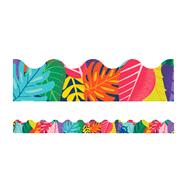 Colorful Leaves Scalloped Borders 9781483857398