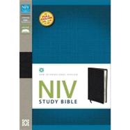 Holy Bible: New International Version Black Top Grain Leather Study Bible 9780310437406