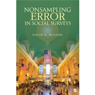 Nonsampling Error in Social Surveys 9781452257426