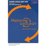 MasteringGeology -- Standalone Access Card -- for Earth Science 9780321727428