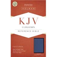 KJV Ultrathin Reference Bible, Cobalt Blue LeatherTouch, Indexed 9781433617430