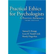 Practical Ethics for Psychologists 9781433827457