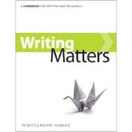 Writing Matters, tabbed (comb-bound) 9780077477462