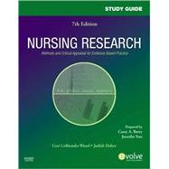 Study Guide for Nursing Research: Methods and Critical Appraisal for Evidence-Based Practice 9780323057462