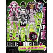 Monster High: Create-A-Monster Design Lab Sticker Book 9780316337465