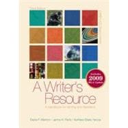 A Writer's Resource (comb-bound) 2009 APA & MLA Update, Student Edition 9780077367466