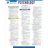 Psychology: Rea Quick Access Reference Chart 9780738607467